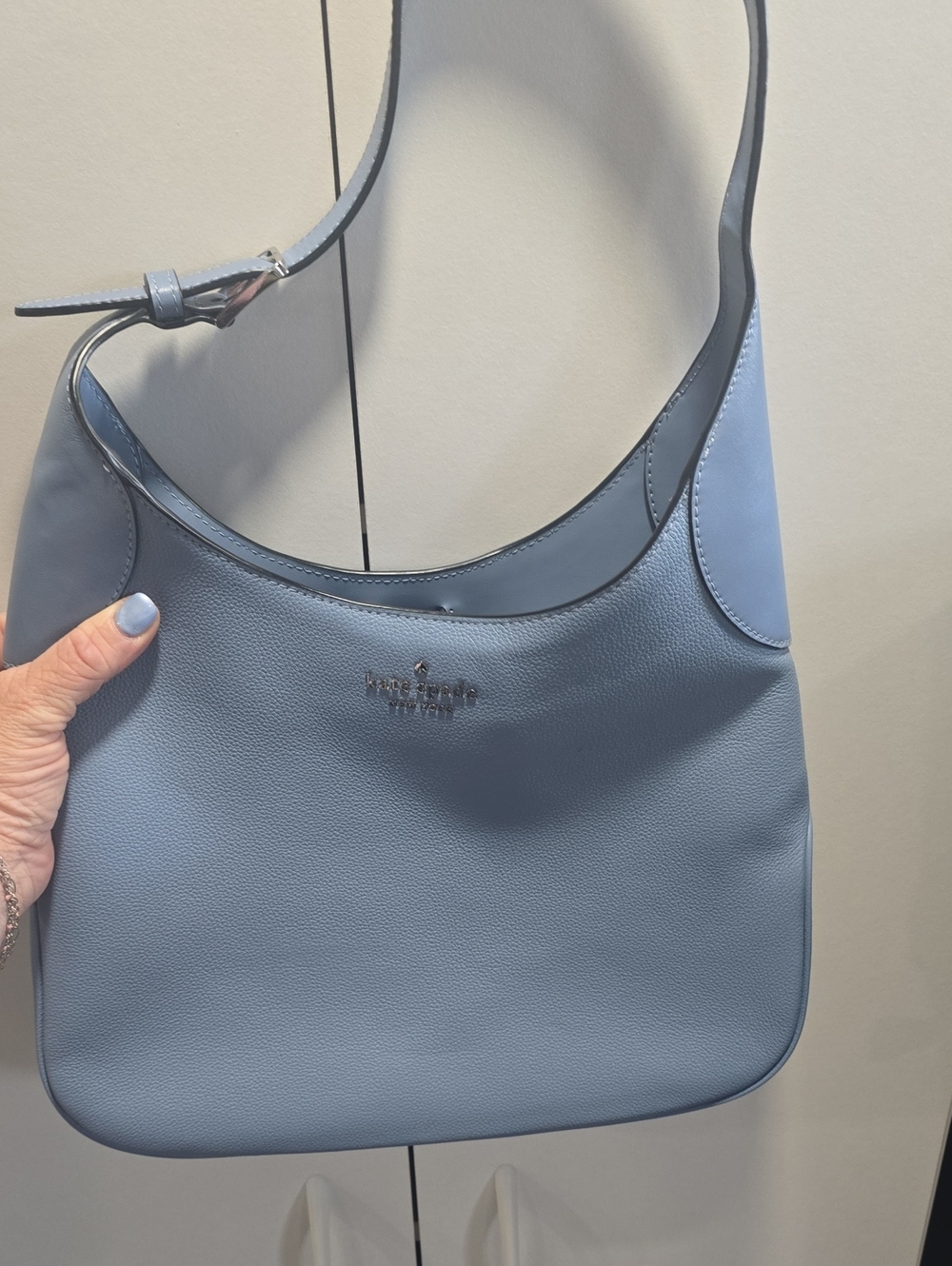 kate spade Blue Leather Shoulder Bag - Picture 9 of 9